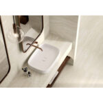 Sant'Agostino Viaappia Natural Surface Porcelain Tile - 90cm X 180cm - White