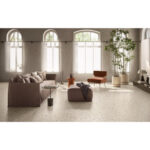 Sant'Agostino Deconcrete Natural Surface Porcelain Tile - De Medium Sand - 90cm x 90cm