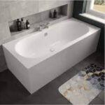 The White Space Sulis Double Ended Bath - 1800mm x 800mm - White WSSUL18