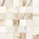 Sant A'gostino Trumarmi Matt Surface Marble Effect Porcelain Tile - 30cm x 30cm - Gold