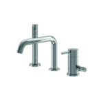 Emporio Bagno Elle 3 Hole Bath Shower Mixer Tap - Chrome