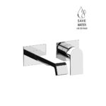 Emporio Bagno Tolomeo Wall Mounted Basin Mixer Tap - Chrome