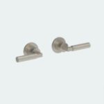Coalbrook Zurich Wall Mounted Bath Valves - Brushed Nickel